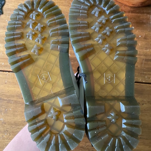 Dr Doc Martens LUANA White Air Wair Ankle Combat Boots Sz 38 7 Shoes - Picture 5 of 8